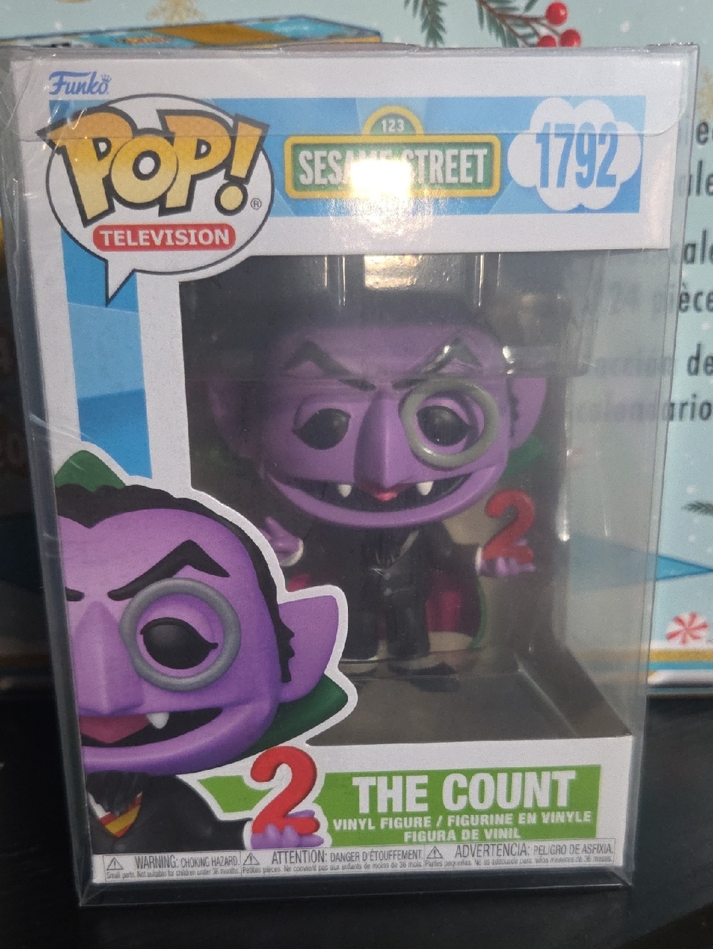 Funko Pop! The Count Purple and Black Vinyl Figure (Sesame Street)